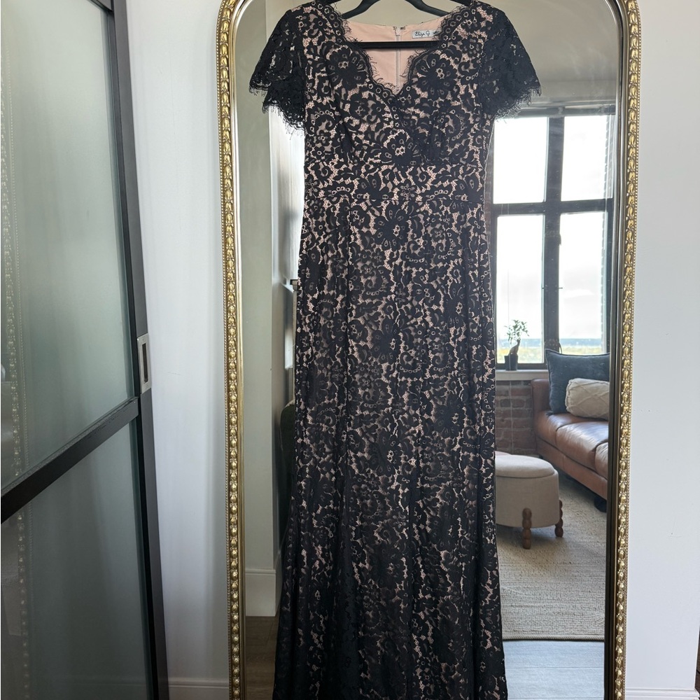 Eliza J Black Lace Dress